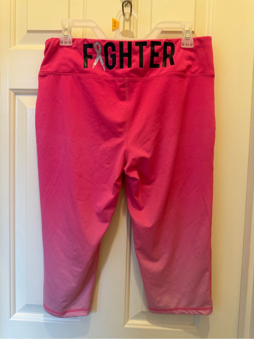 Material Girl Pink Ombre Crop Leggings